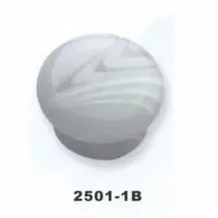 Ручка кнопка  Кромми № 6 Белая 2501B-1(уп60)