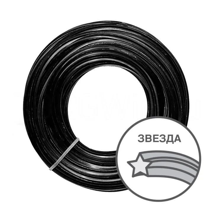 Леска серебро 2,7мм *15м с графит стержнем 