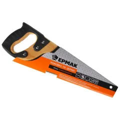 Ножовка по дереву 400 зуб 4 мм деревянная ручка ЕРМАК 663-129