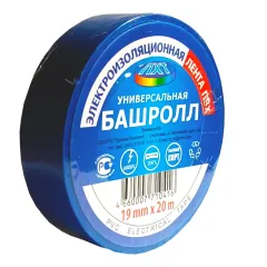 Изолента ПВХ "Башролл" 19мм*20м Белая(уп100)