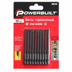 Бита торсионные PH2 90мм Powerbuilt