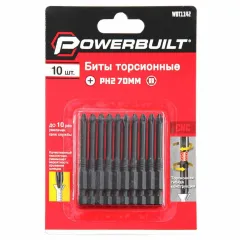 Бита торсионные PH2 70мм Powerbuilt