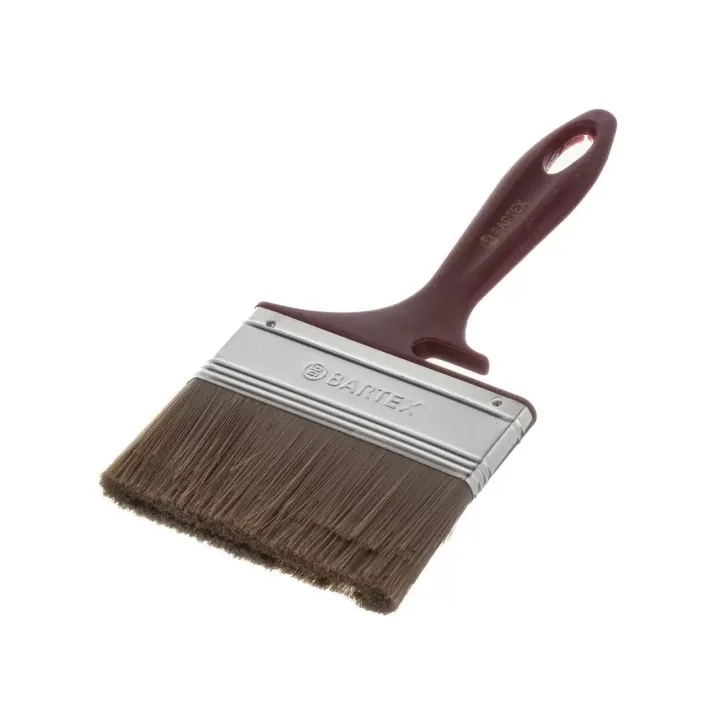Кисть маляр Евро 4 (100мм) искусственная щетина пласт ручка Bartex 208538