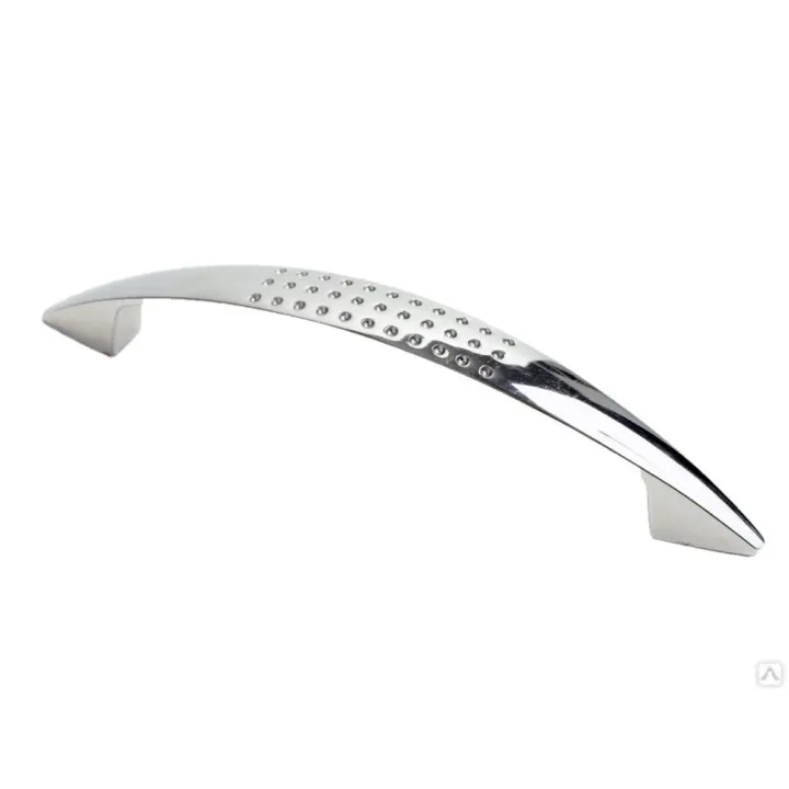 Ручка мебельная угол перфо 2856-128 хром(уп60)