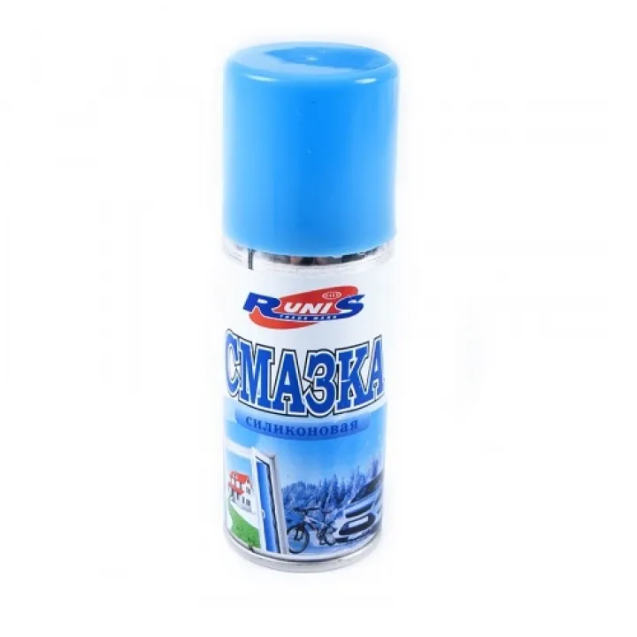 Силиконов.смазка "RUNIS",метал.баллон,140мл.аэроз. 3-005 (уп36)